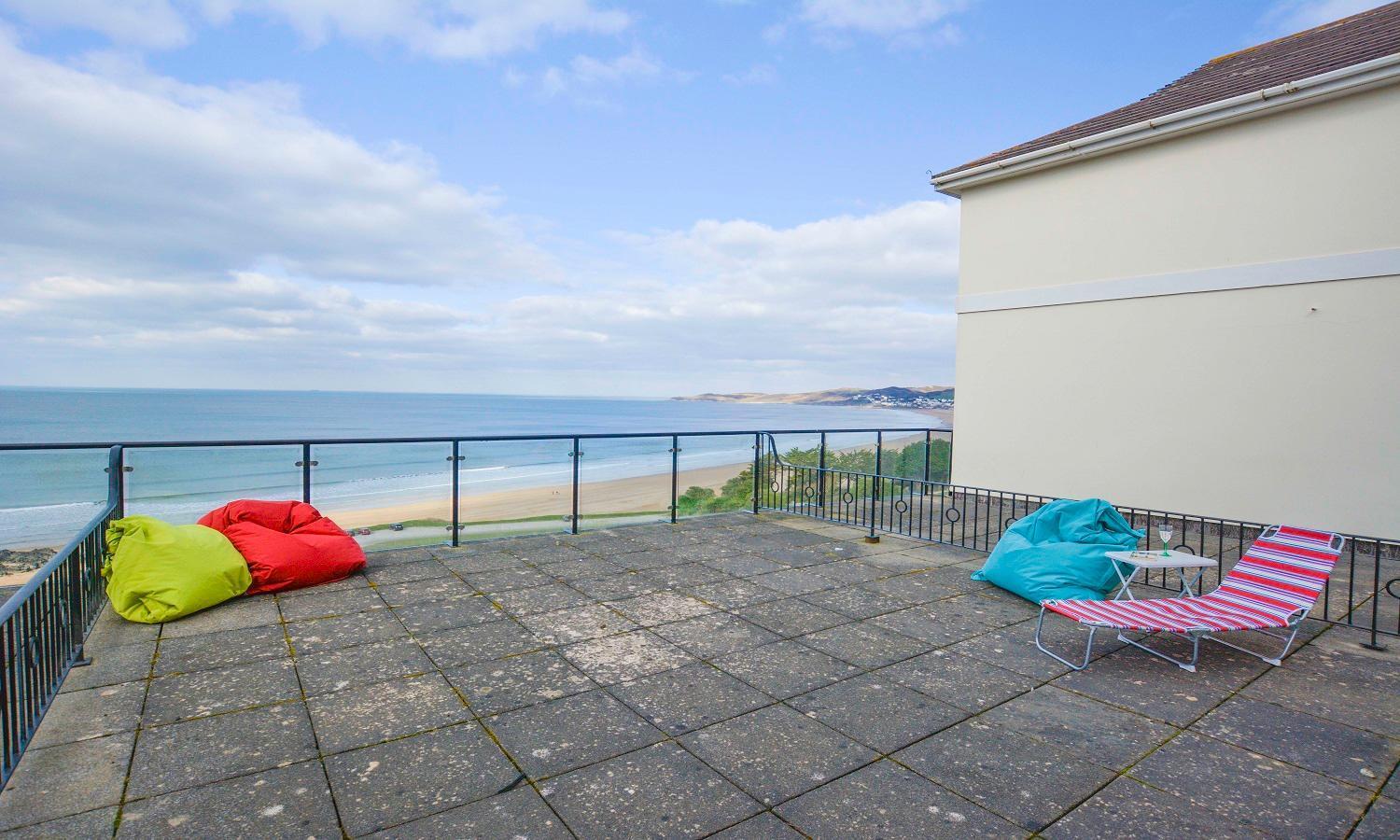 Apartament Clifton Court Apt 16 With Indoor Heated Pool & Sea Views Croyde Zewnętrze zdjęcie